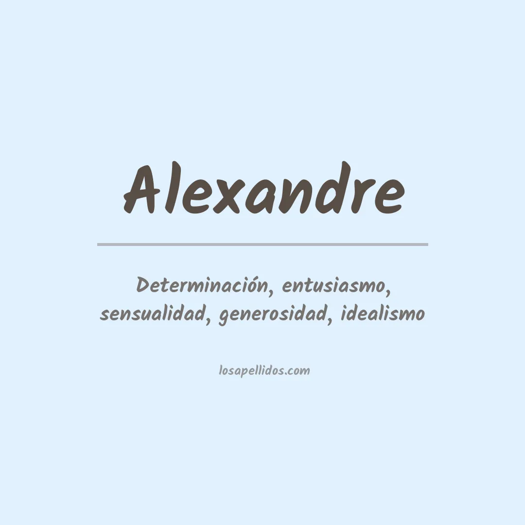 Apellido Alexandre