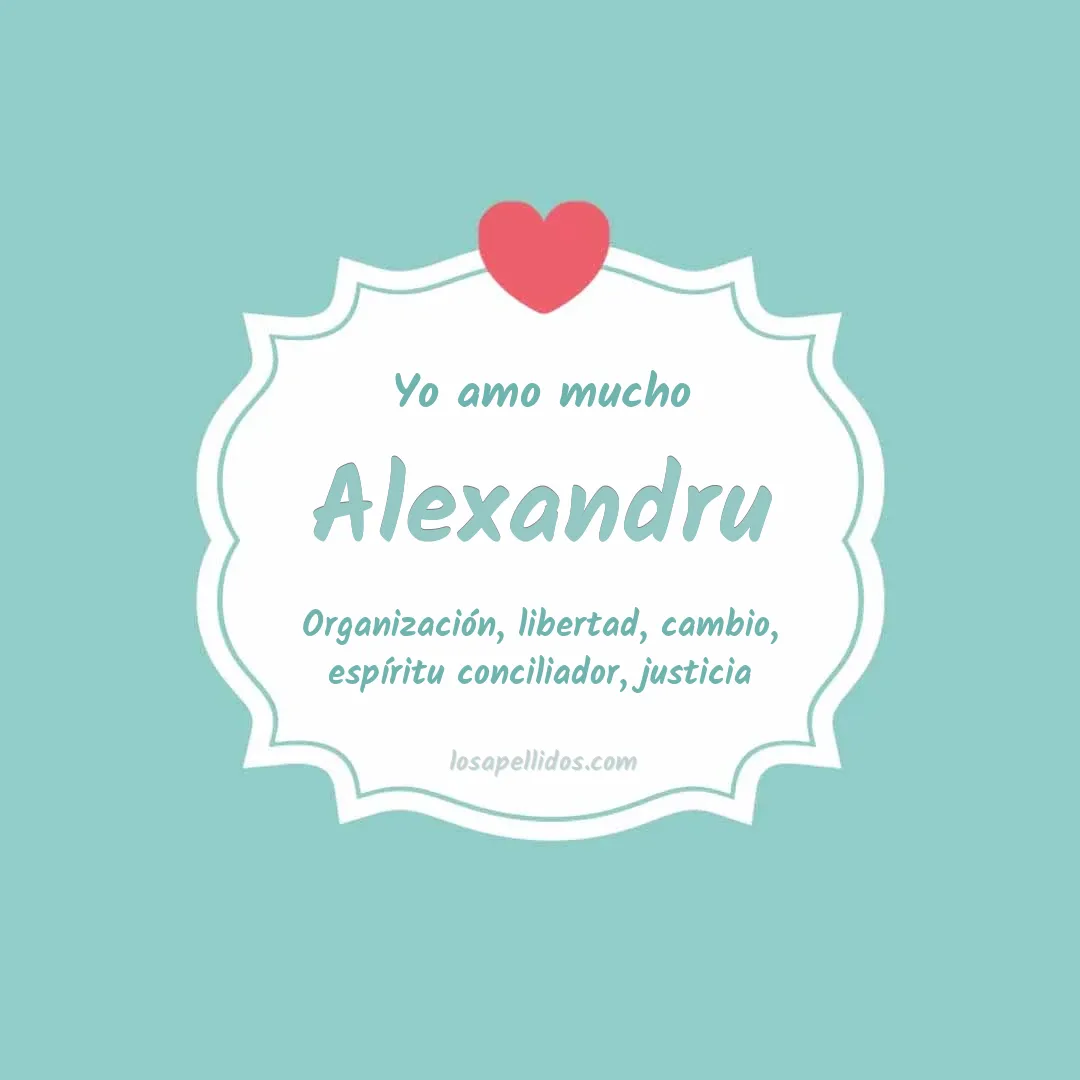 Yo amo mucho Alexandru