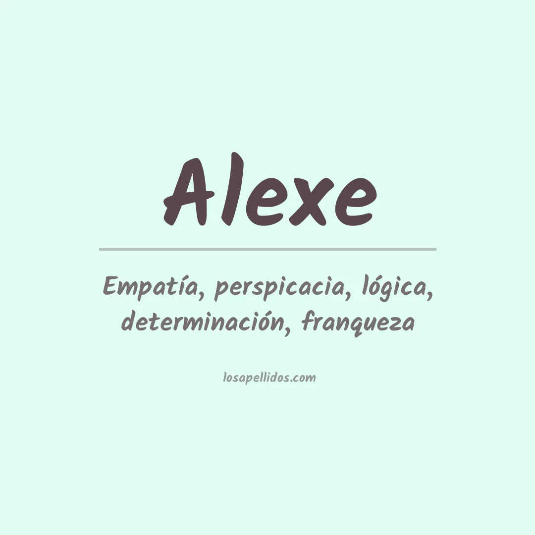 Apellido Alexe