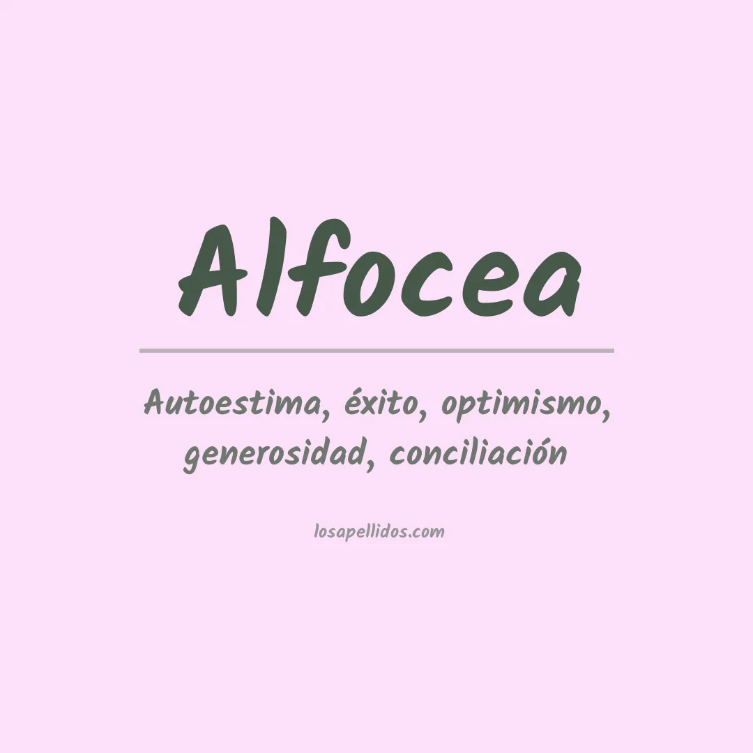 Apellido Alfocea