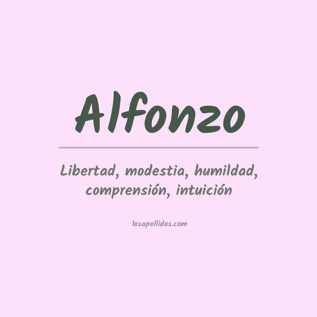Apellido Alfonzo