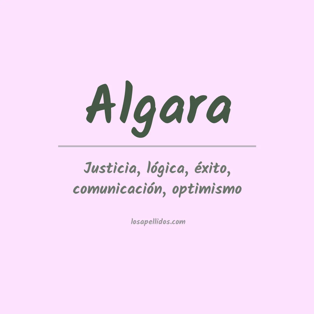 Apellido Algara