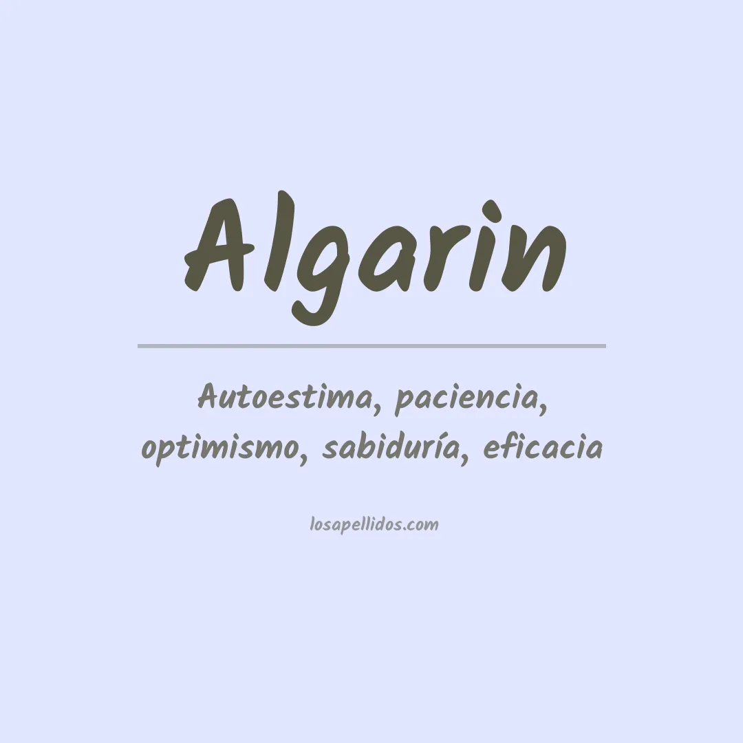Apellido Algarín