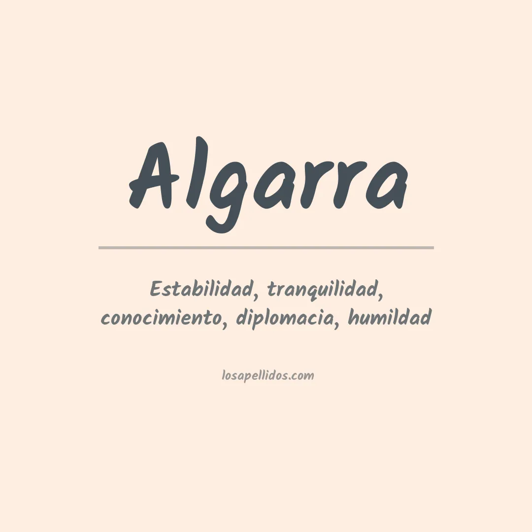 Apellido Algarra