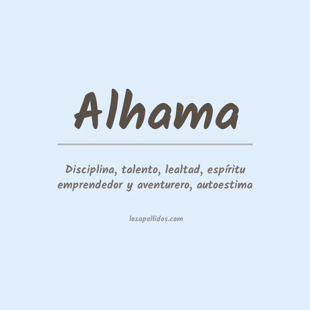 Apellido Alhama