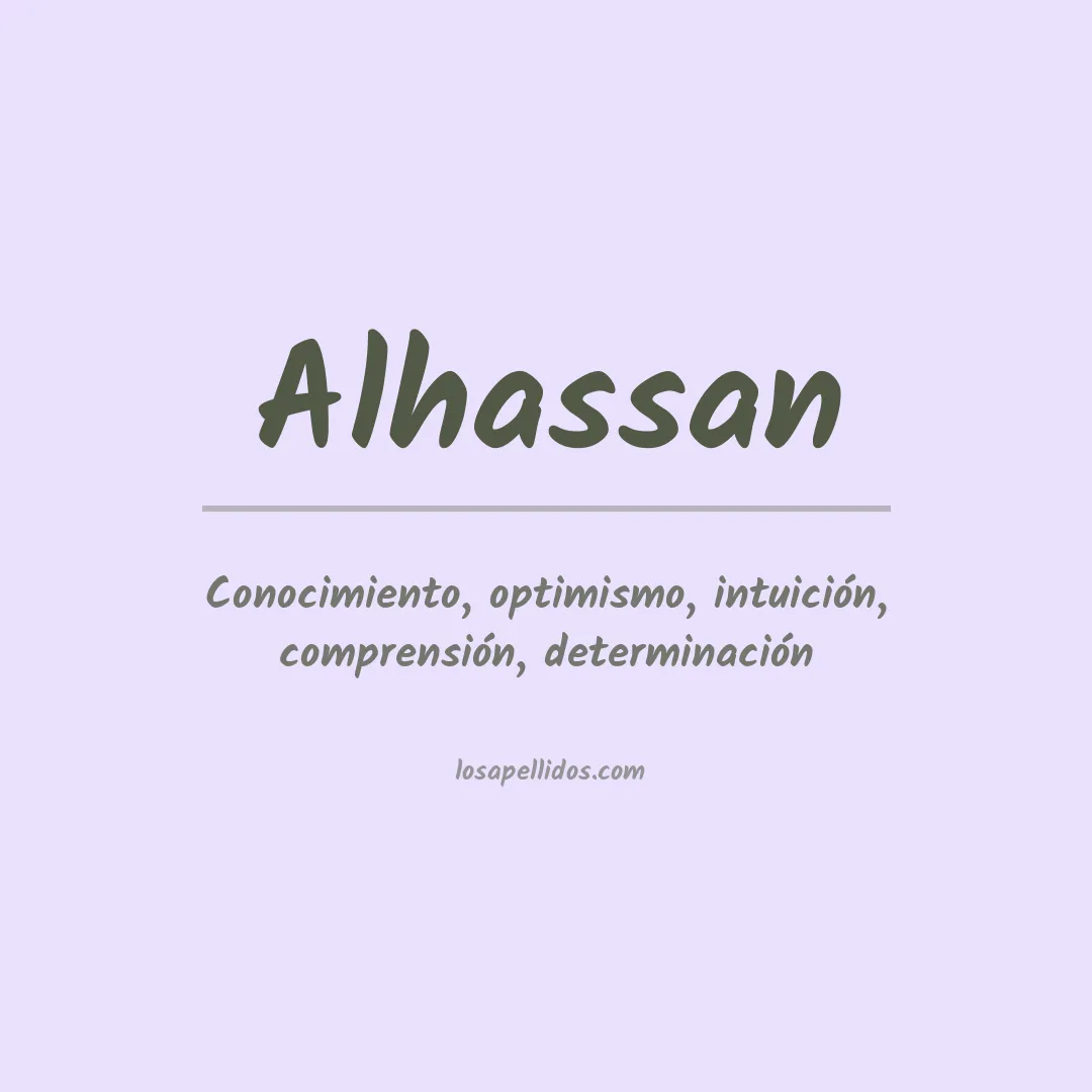 Apellido Alhassan