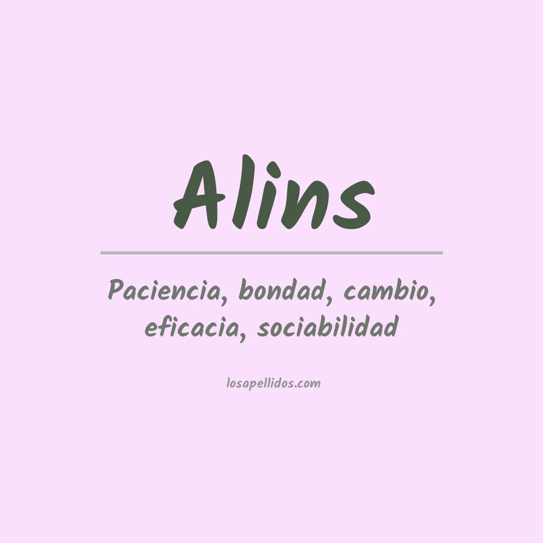Apellido Alins