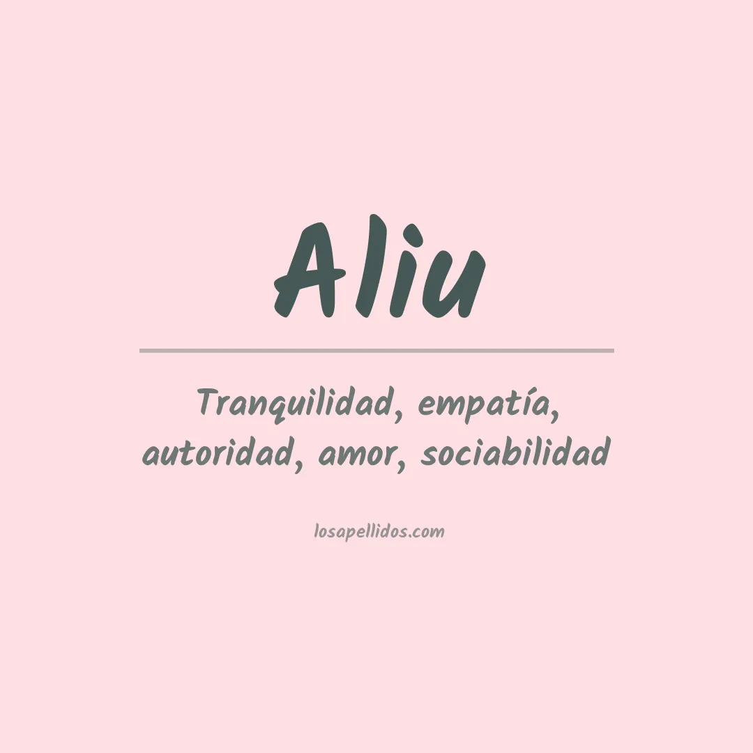 Apellido Aliu