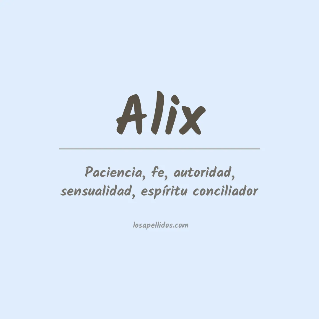 Apellido Alix