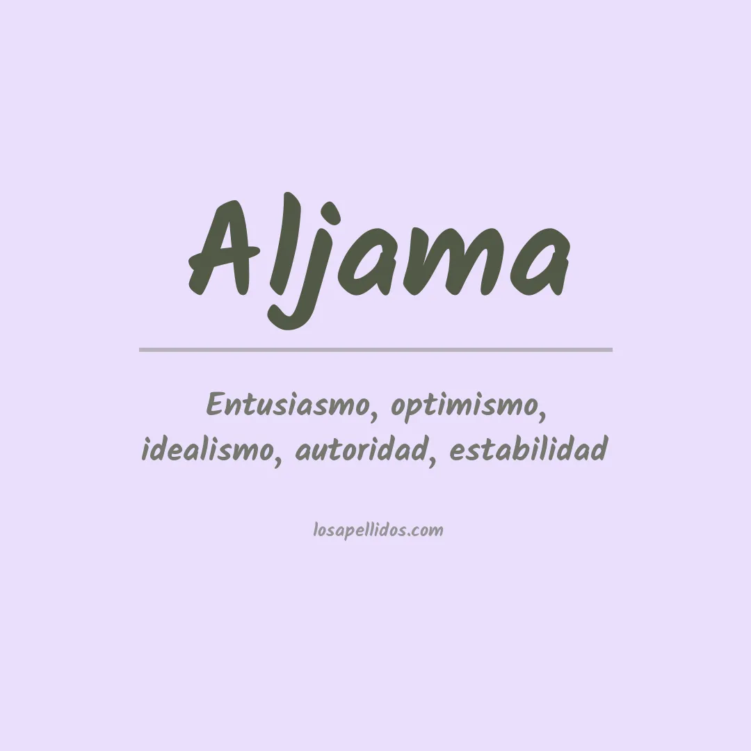 Apellido Aljama