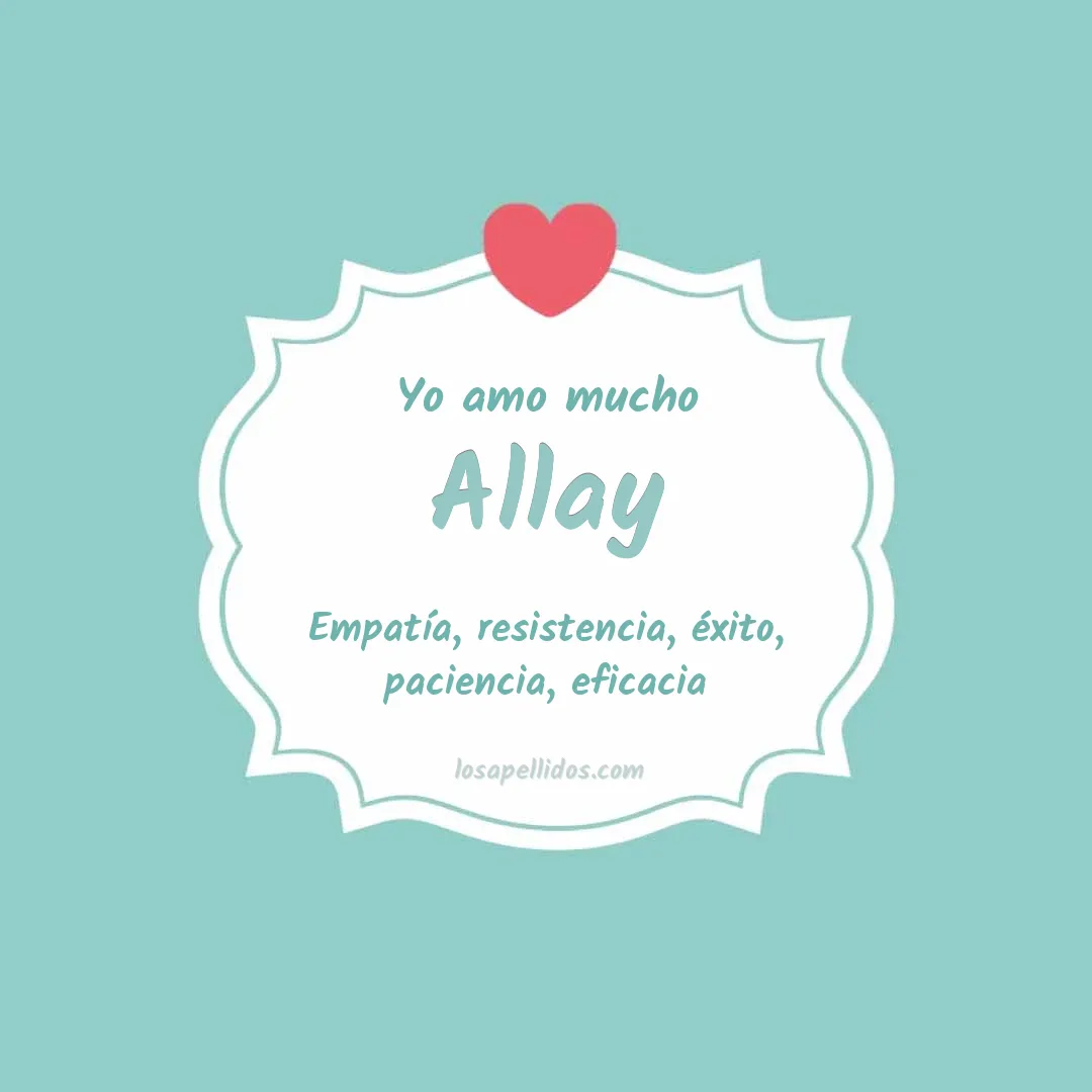 Yo amo mucho Allay