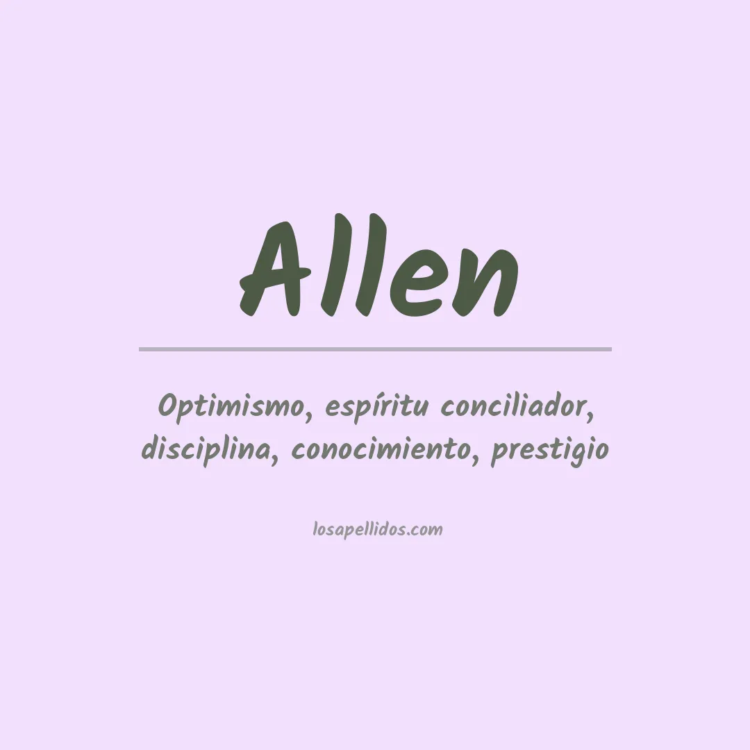 Apellido Allen