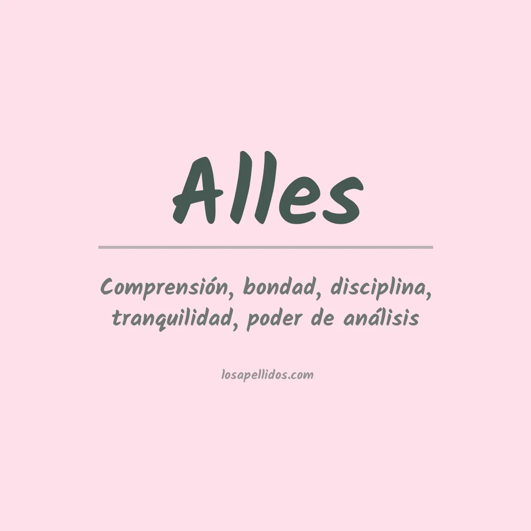 Apellido Alles