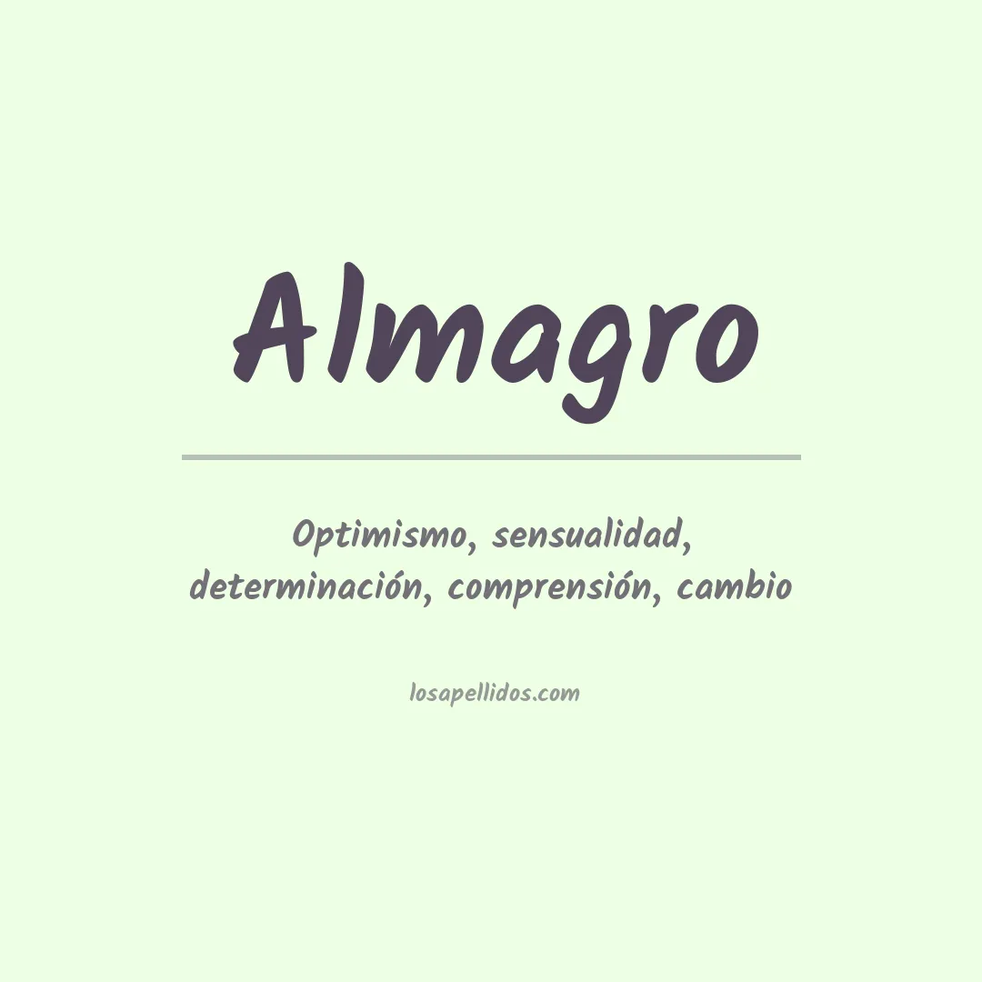 Apellido Almagro