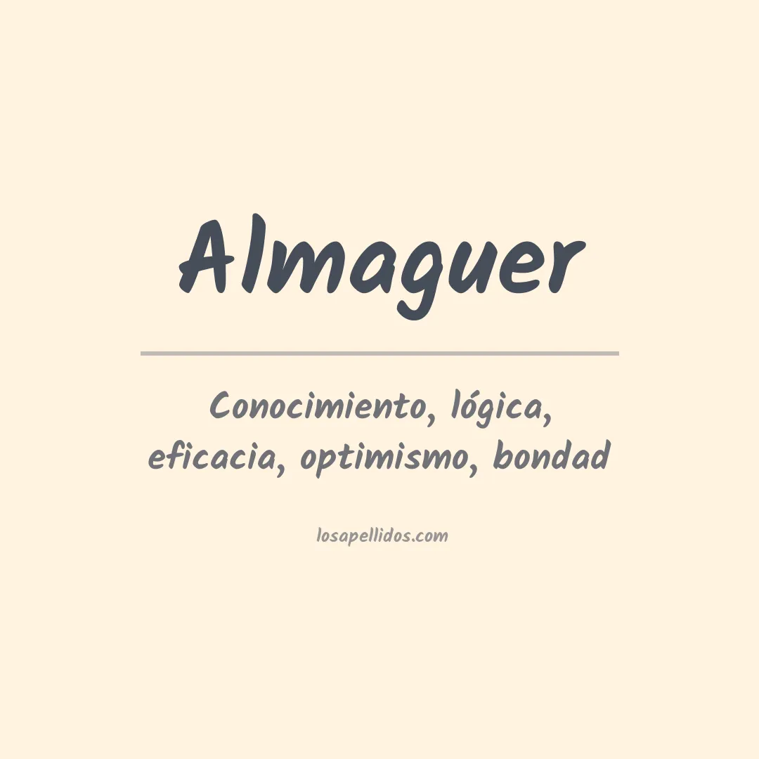 Apellido Almaguer