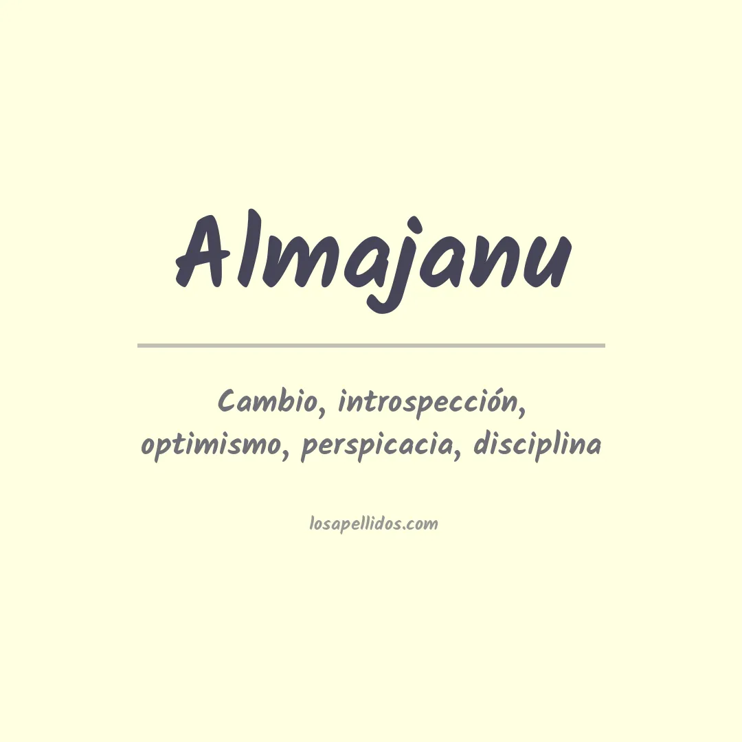 Apellido Almajanu