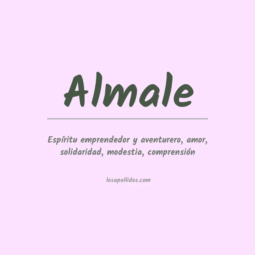Significado del Apellido Almale
