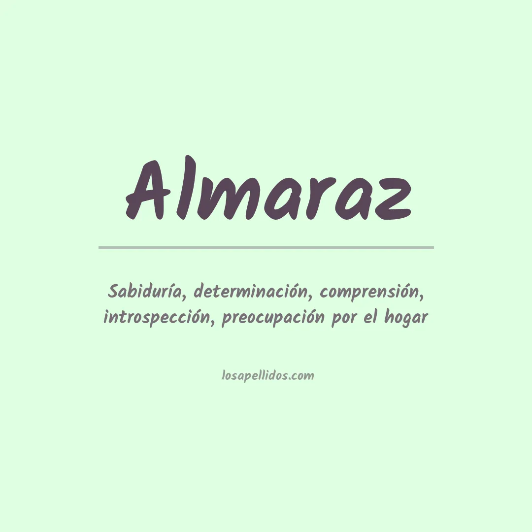Apellido Almaraz