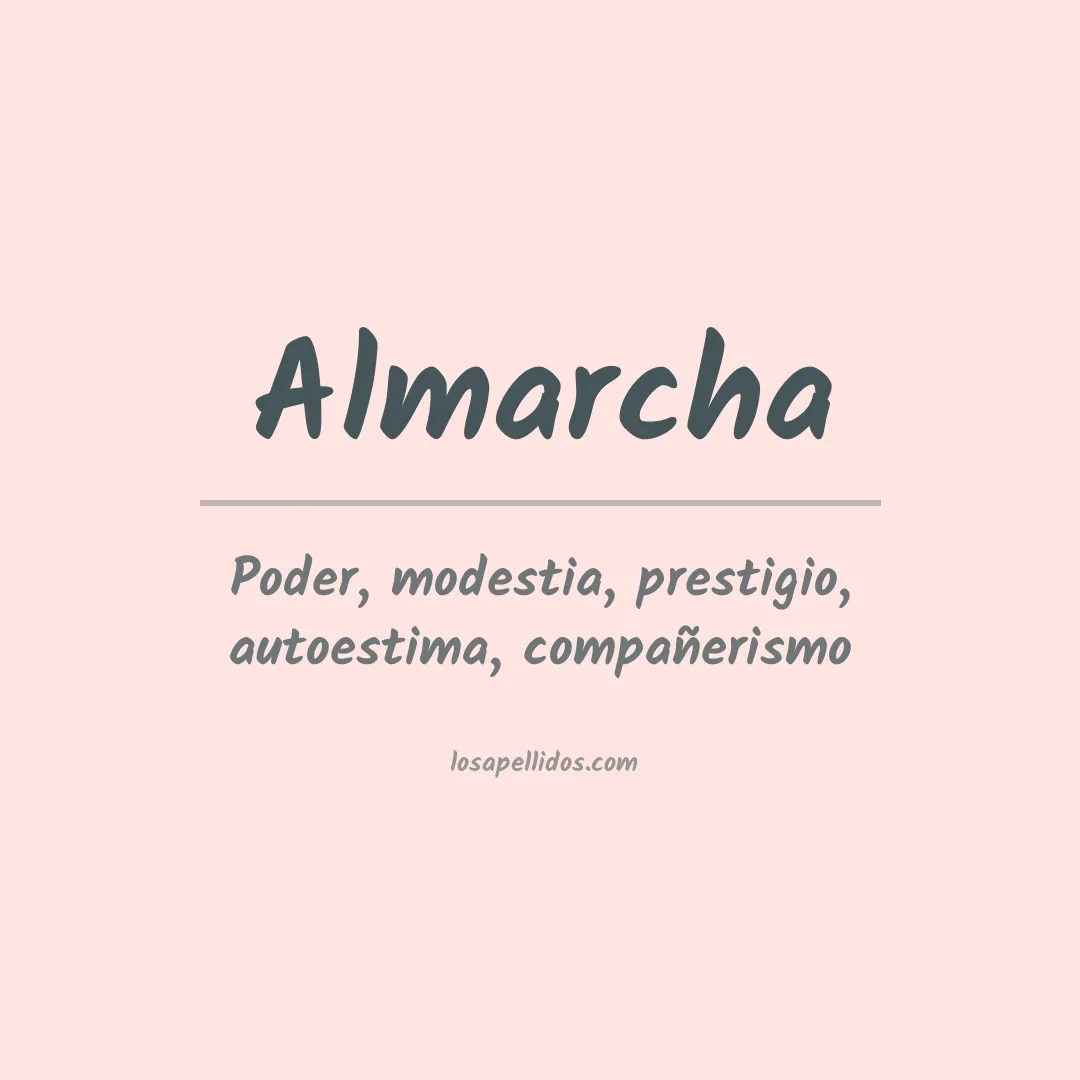 Apellido Almarcha