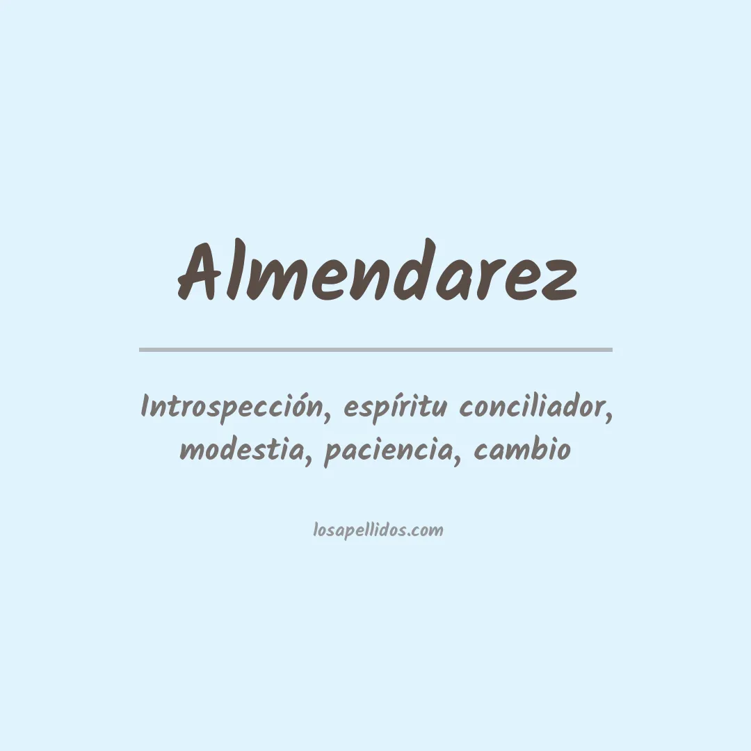 Apellido Almendárez