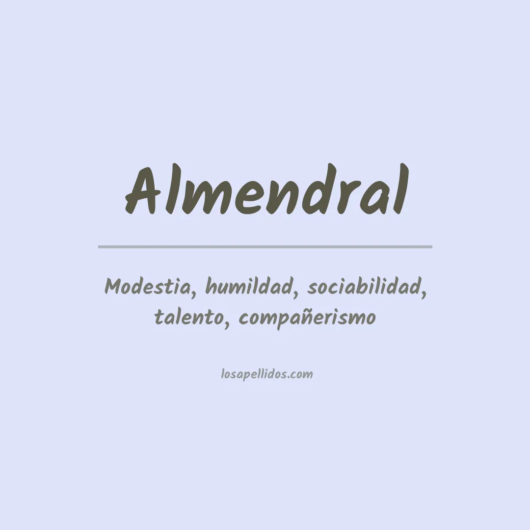Apellido Almendral