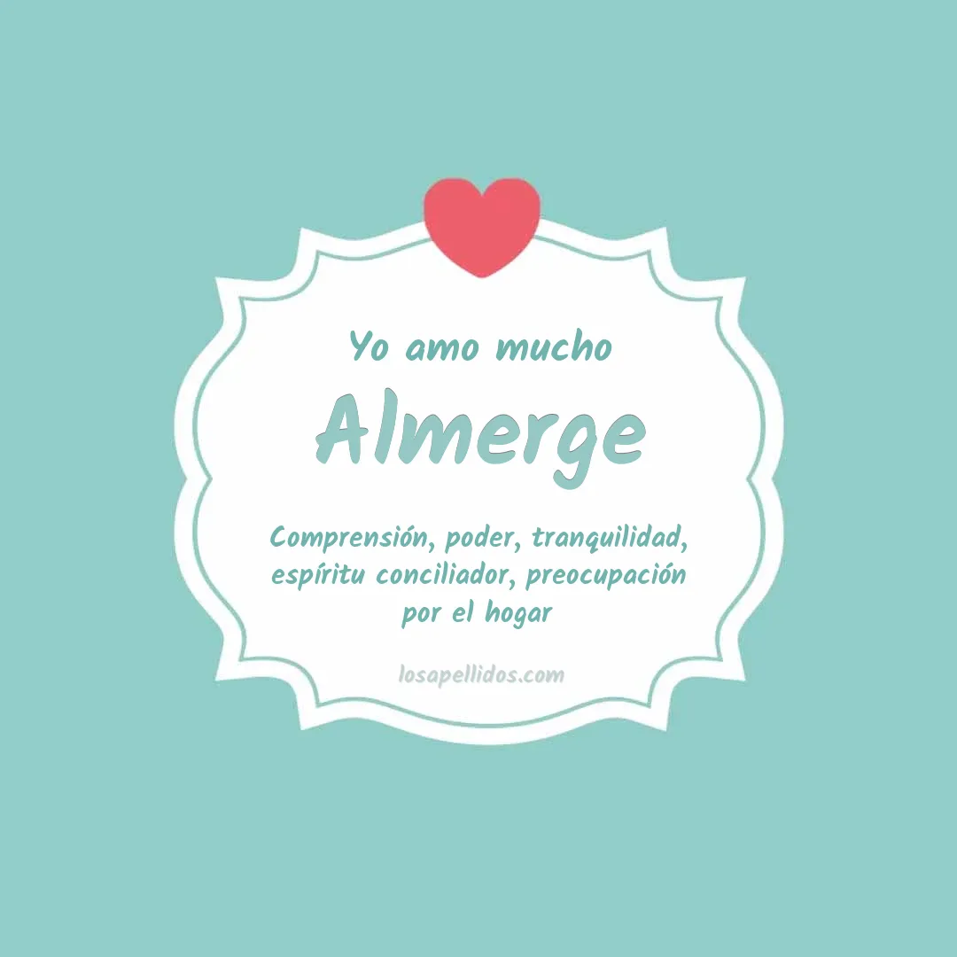 Yo amo mucho Almerge