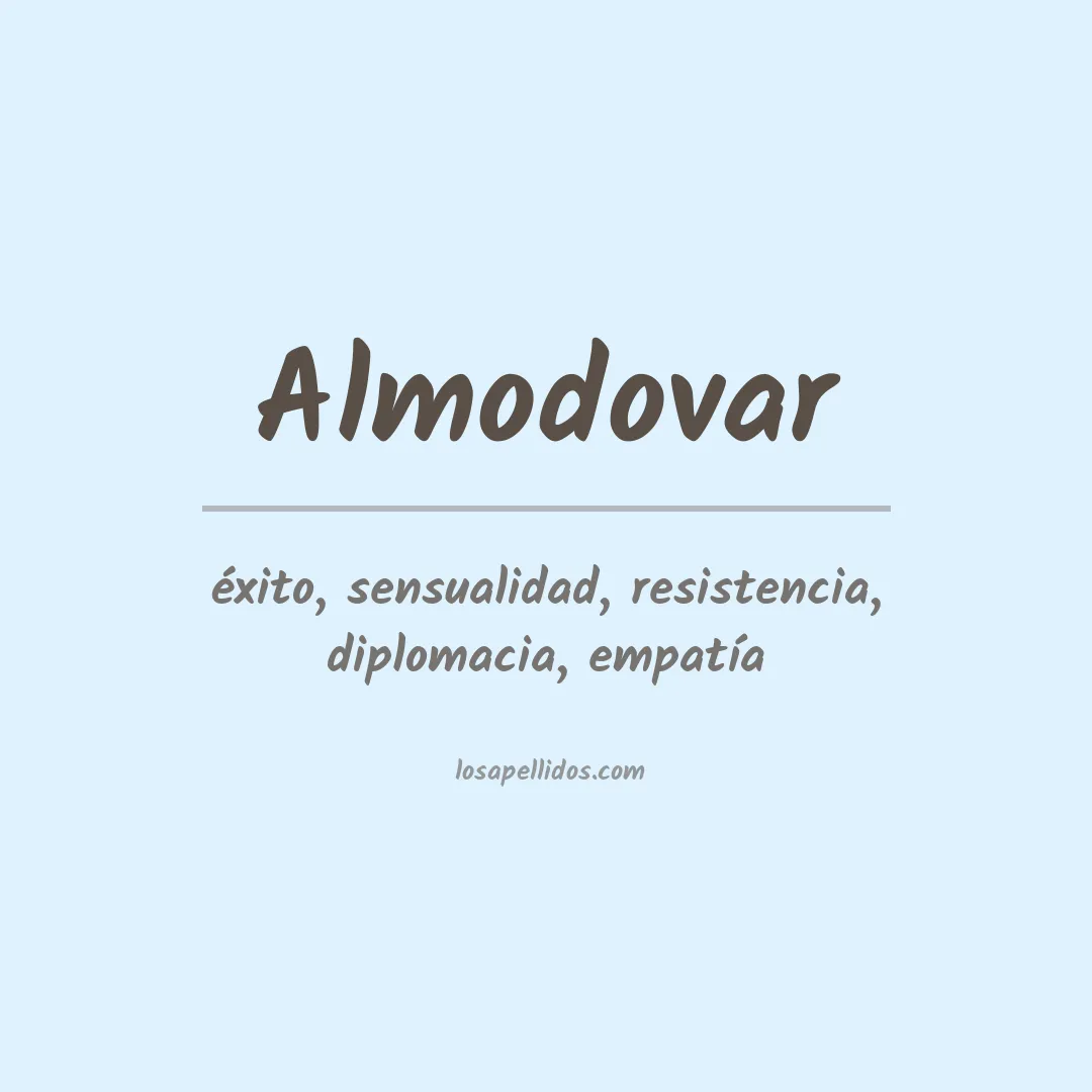 Apellido Almodovar