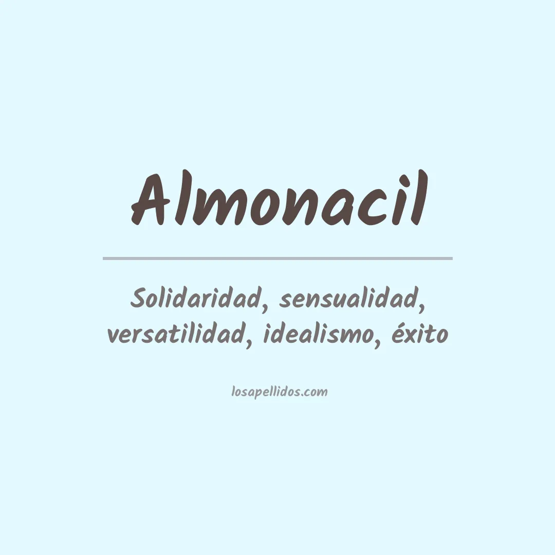 Apellido Almonacil