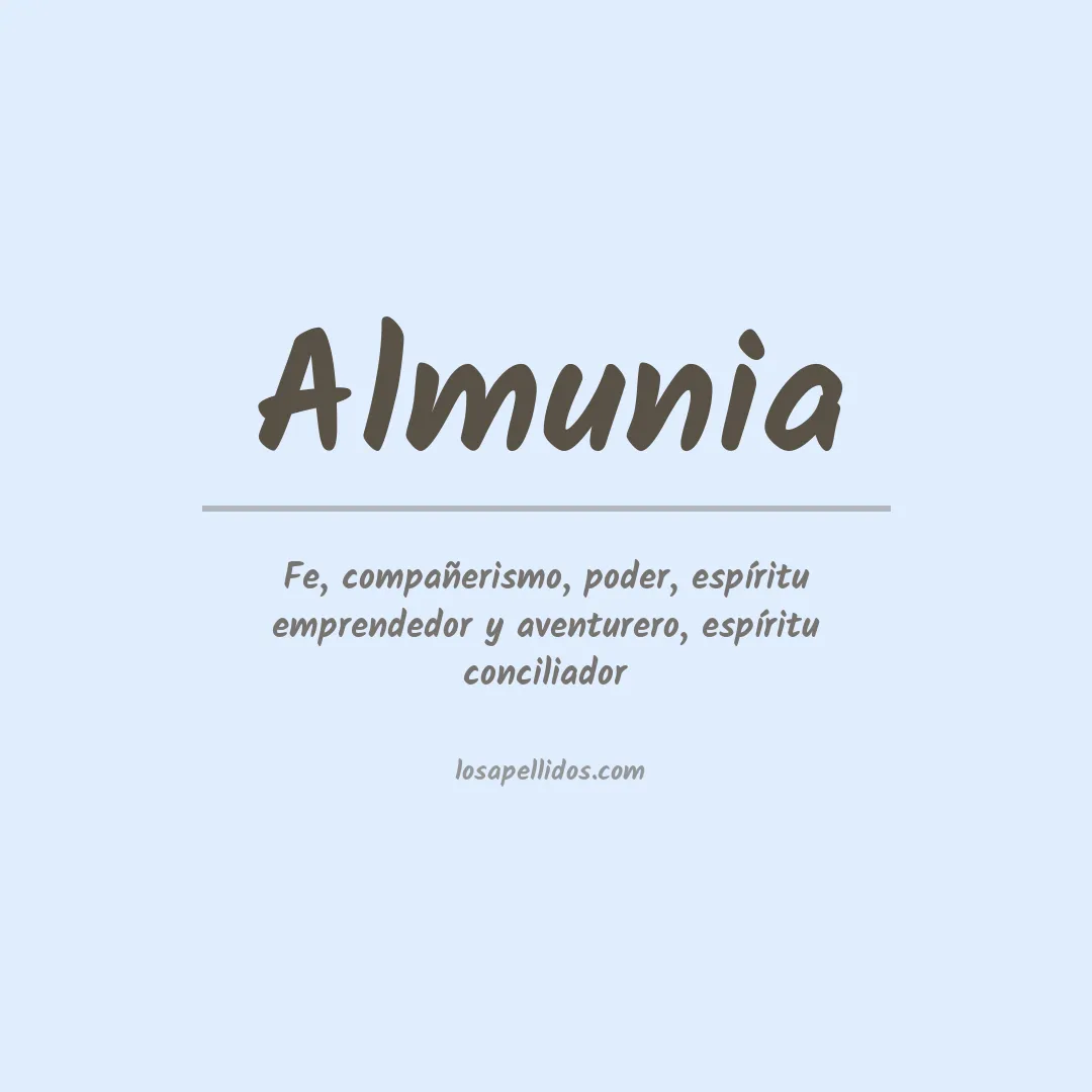 Apellido Almunia