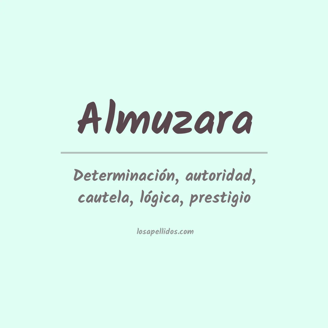 Apellido Almuzara