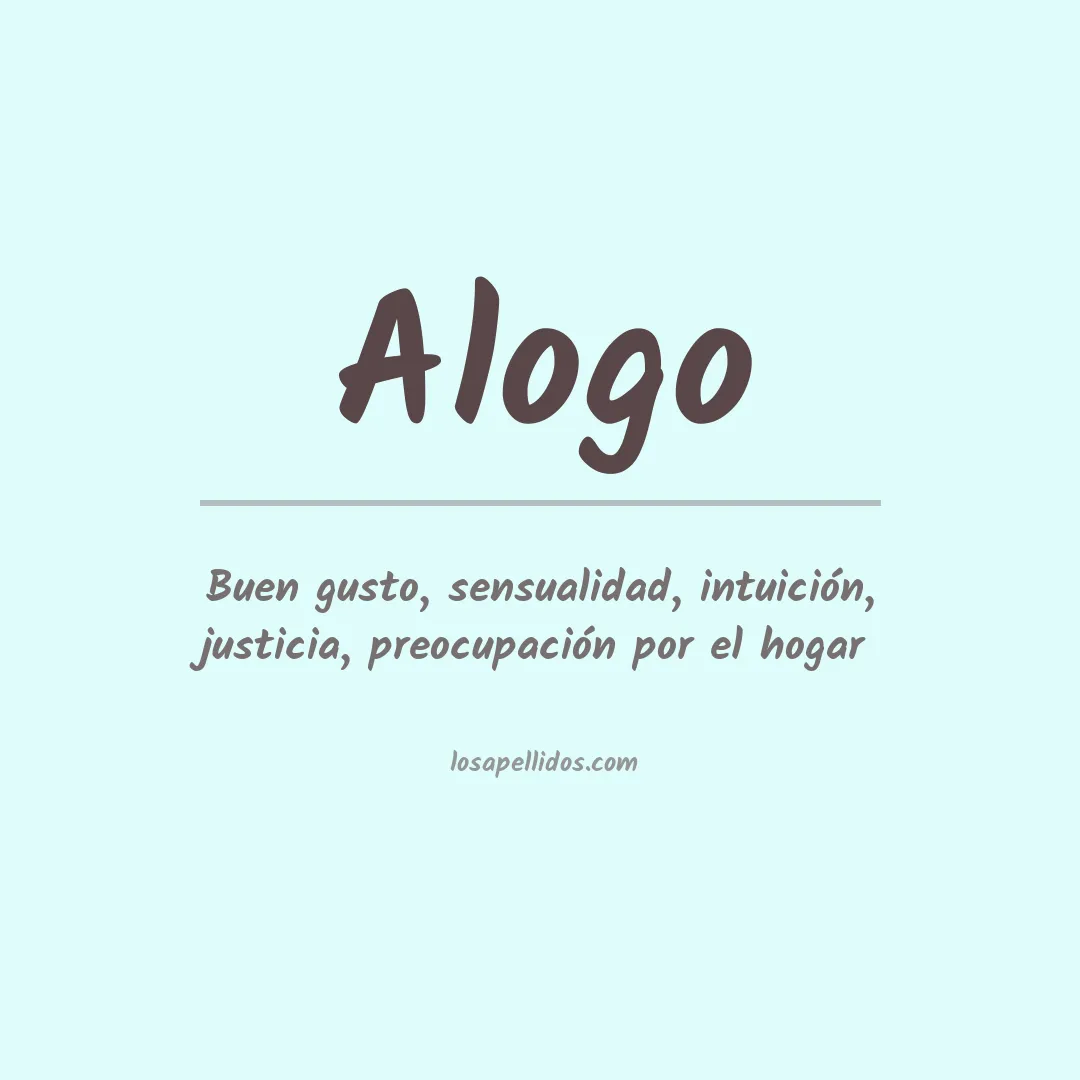 Apellido Alogo