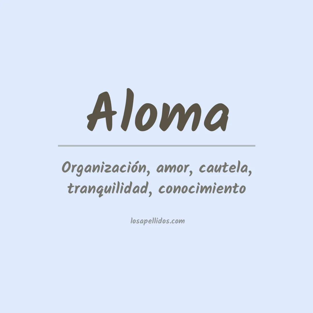 Apellido Aloma