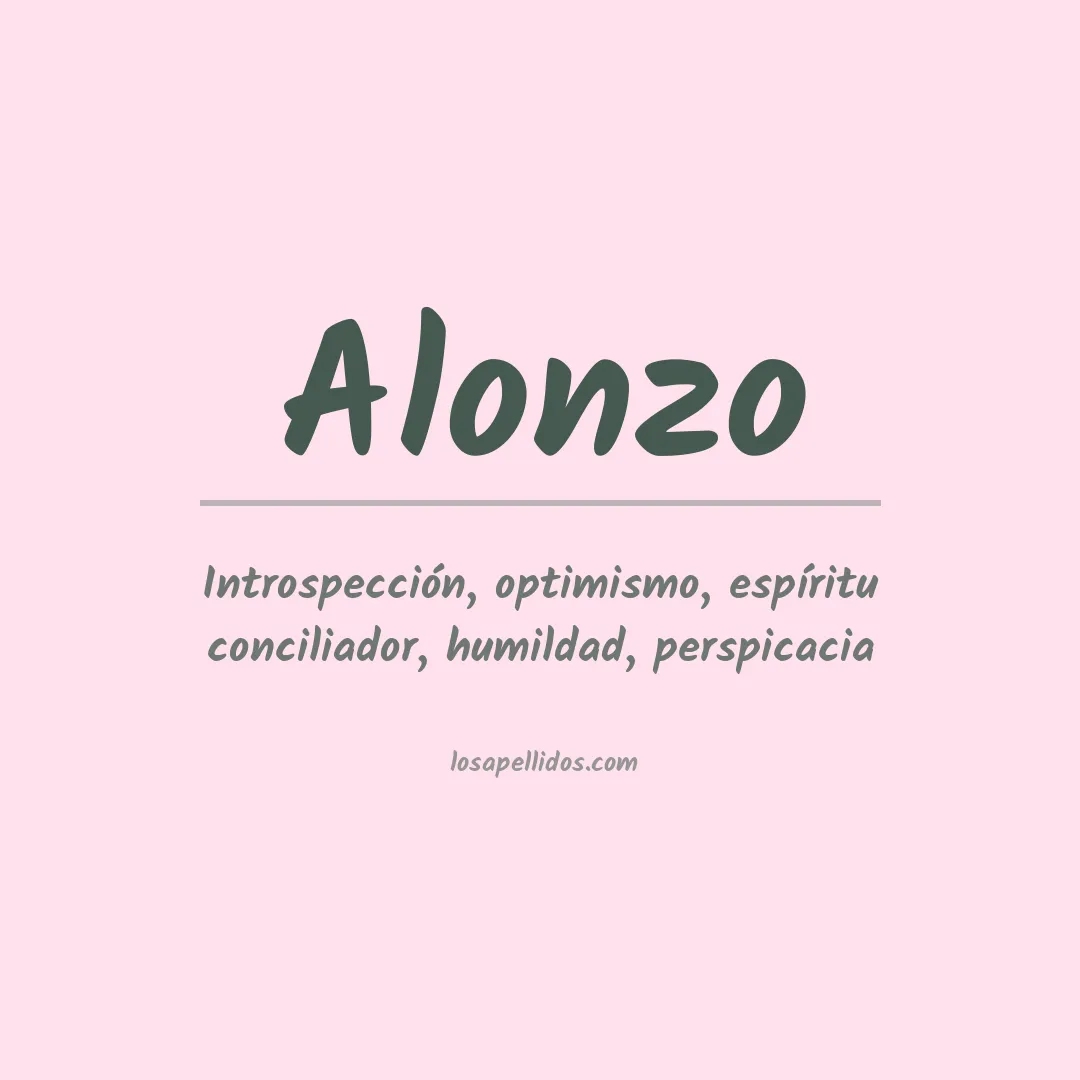 Apellido Alonzo
