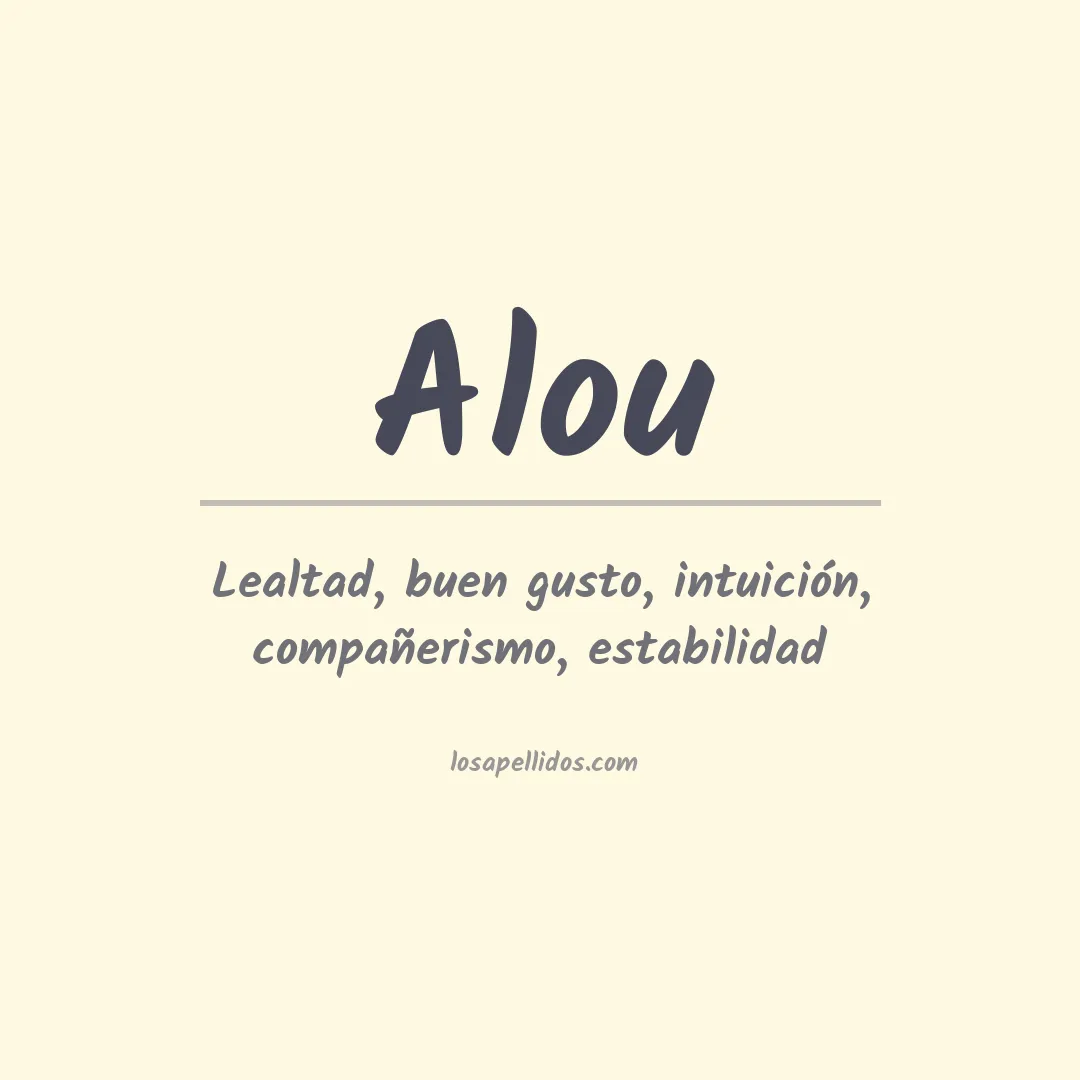 Apellido Alou