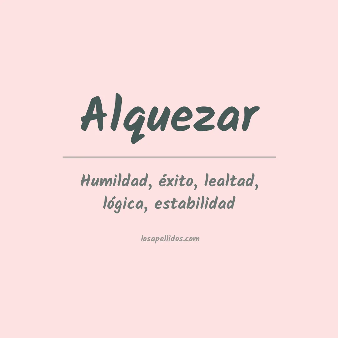 Apellido Alquezar