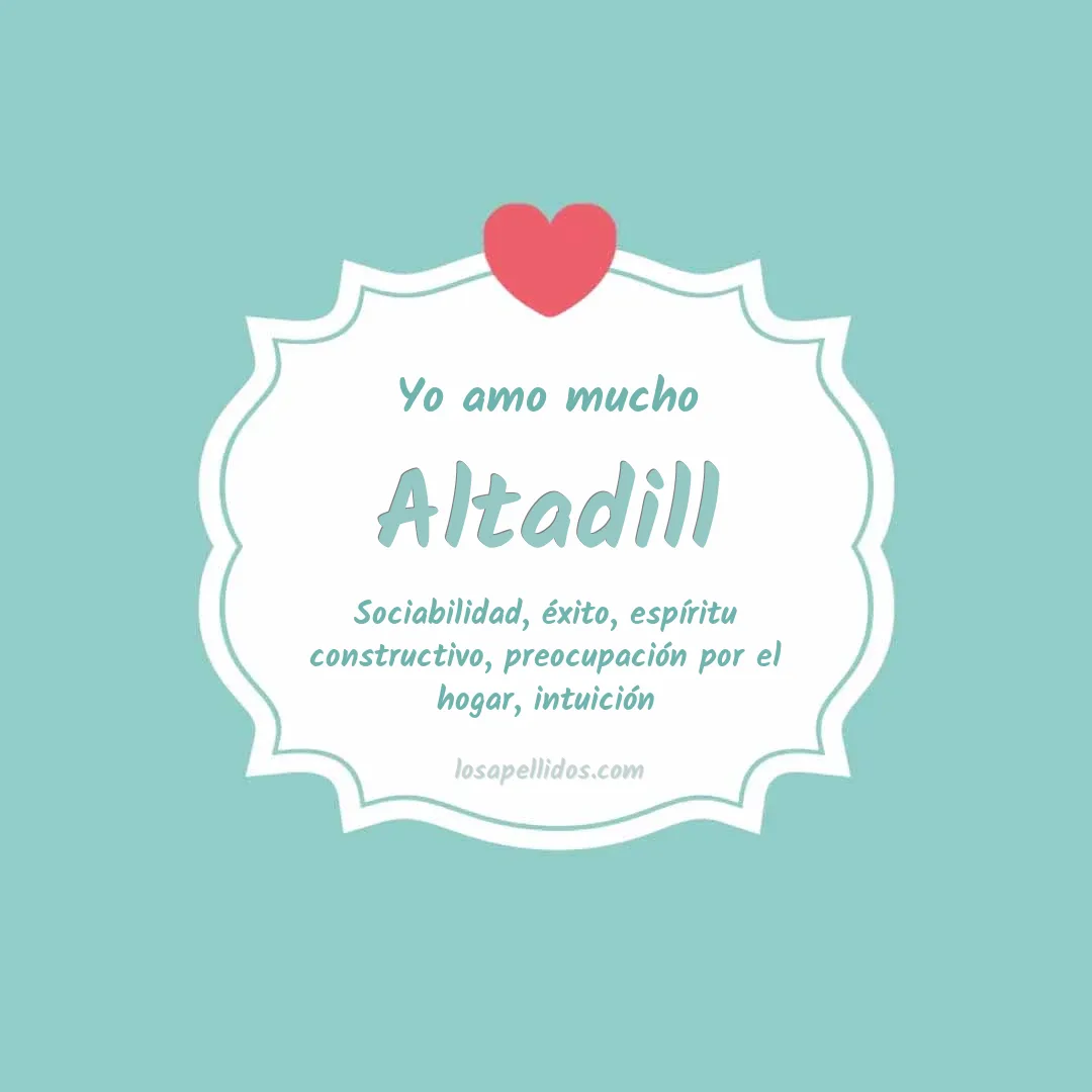 Yo amo mucho Altadill
