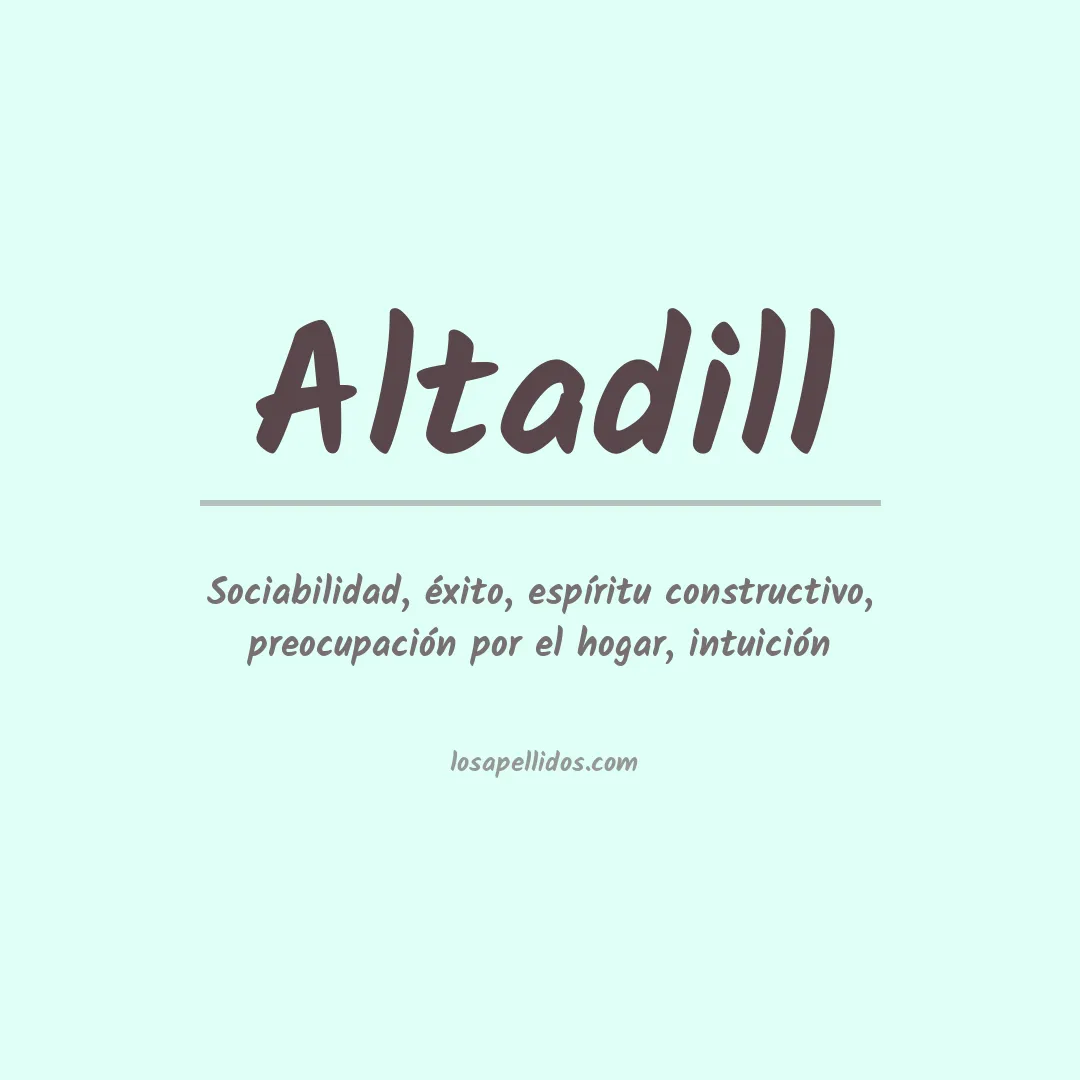 Apellido Altadill