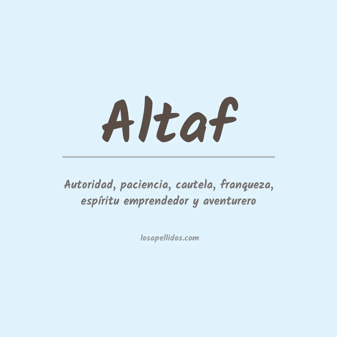 Apellido Altaf