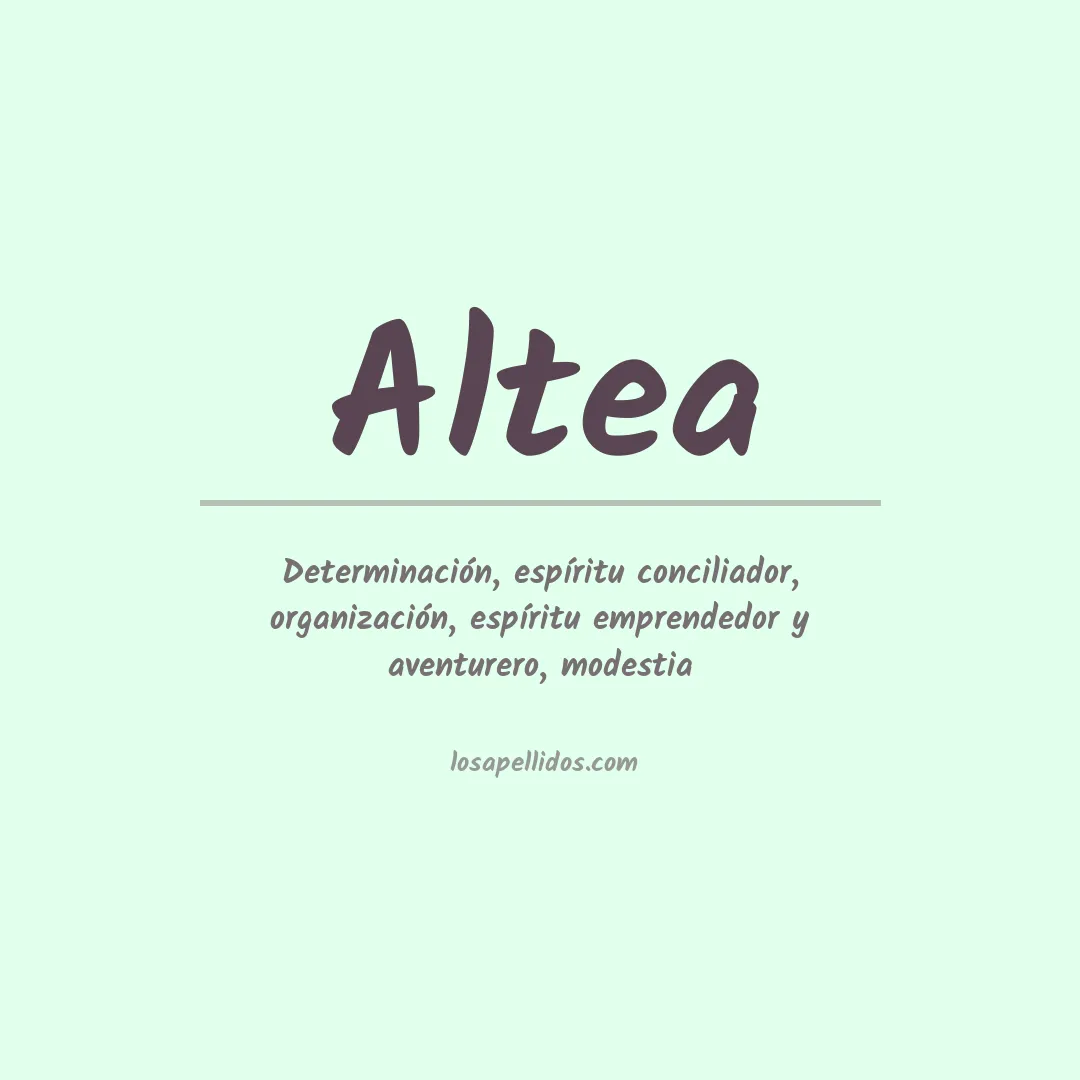 Apellido Altea