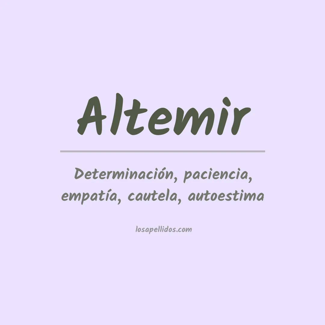 Apellido Altemir