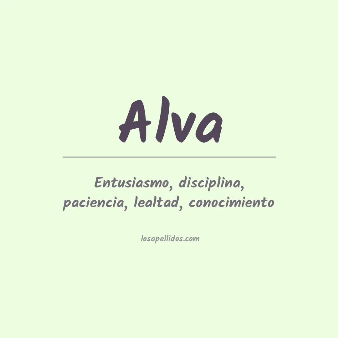 Apellido Alva