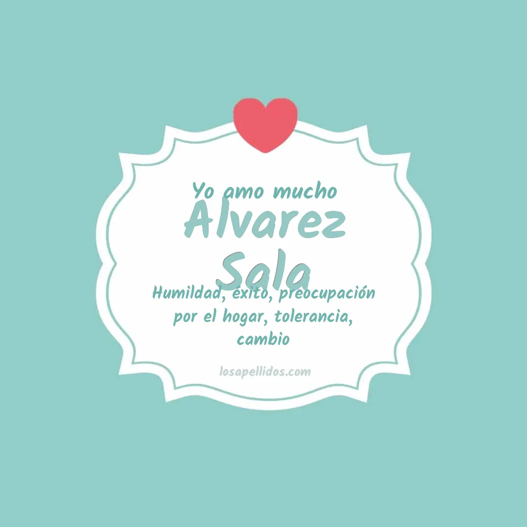 Yo amo mucho Alvarez sala