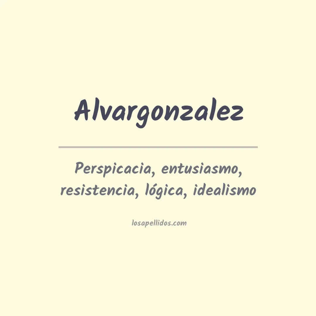 Apellido Alvargonzalez