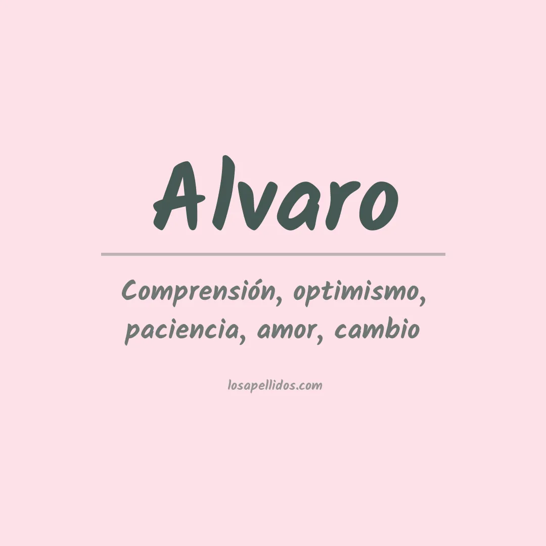 Apellido Álvaro