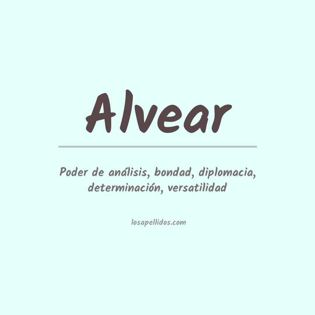 Apellido Alvear