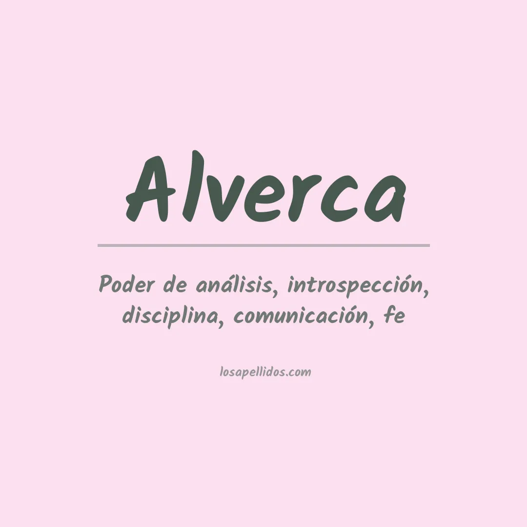 Apellido Alverca