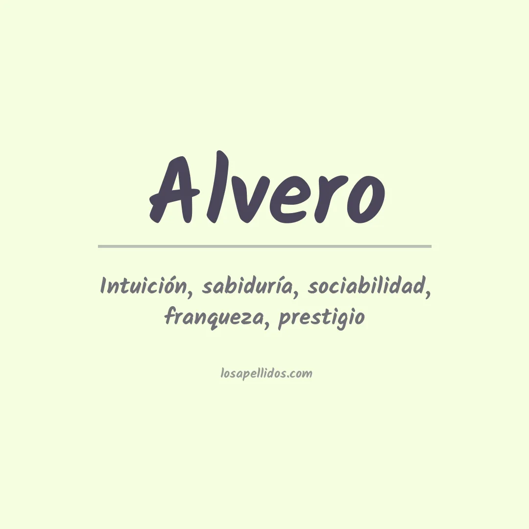 Apellido Alvero