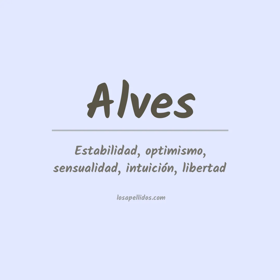 Apellido Alves