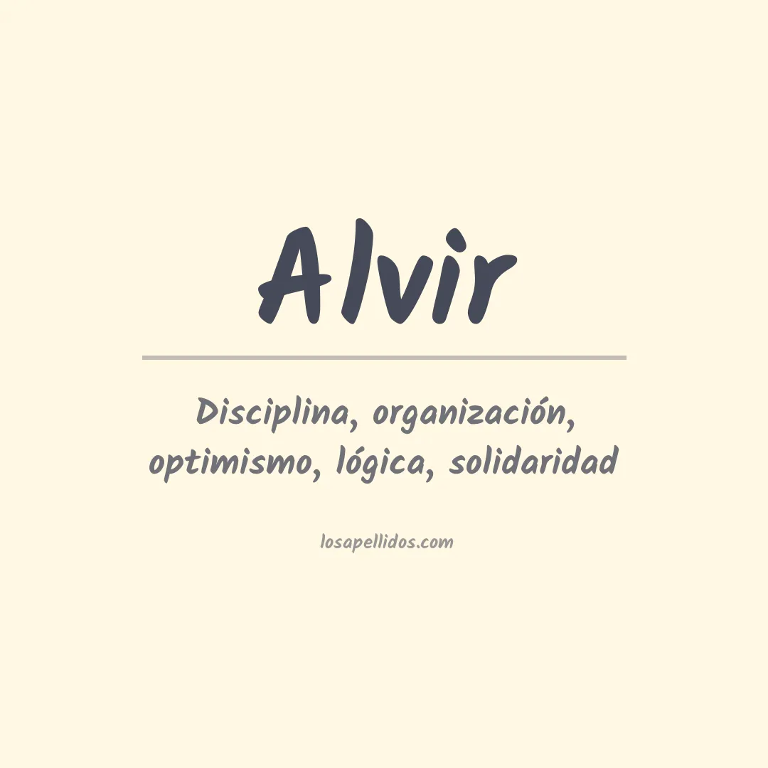 Apellido Alvir