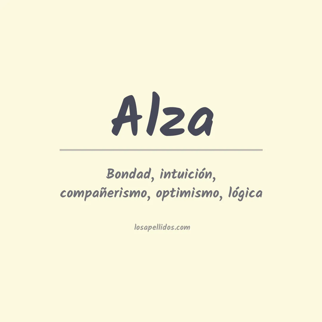 Apellido Alza